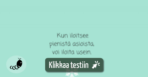 Testaa - Oletko Samanlainen Kuin Minä | Testimato