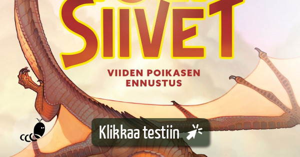 Testaa Tietovisa Tulisiivet kirjasarjasta Kirjat 1 2 Testimato