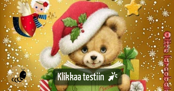 Testaa Joulutesti Testimato testaa-joulutesti-testimato